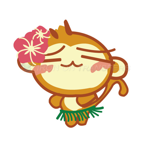 Monkey Iron-on Stickers (Heat Transfers)NO.8672